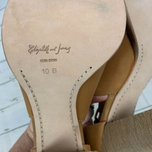 Elizabeth and James Suri cutout leather bootie brown size 10 - Picture 9 of 10